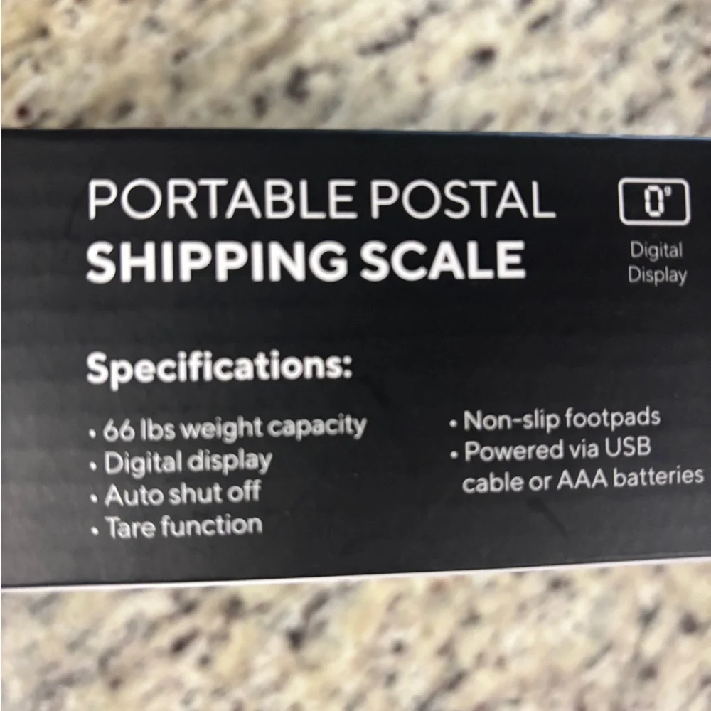 Core Innovations Digital Shipping Postal Scale for Small Business NIB